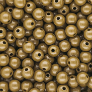DQ Abalorios acrílicos 8 mm brillante Wood thrush brown 17-1129 TCX