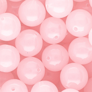DQ® Abalorios acrílicos 16 mm brillante Rosa claro