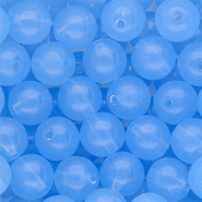 DQ® Abalorios acrílicos 14 mm brillante Azul