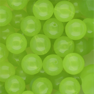 DQ® Abalorios acrílicos 14 mm brillante Verde claro