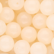 DQ® Abalorios acrílicos 16 mm brillante Melocotón claro