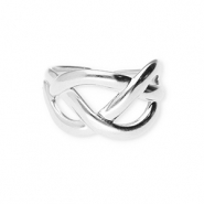Anillos Acero Inox Plateado