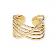 Anillos Acero Inox Dorado