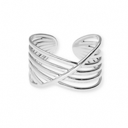 Anillos Acero Inox Plateado
