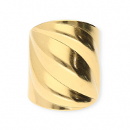 Anillos Acero Inox Dorado