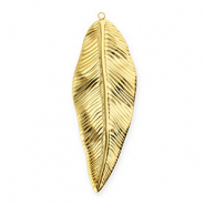 Colgantes Acero Inox hoja Dorado