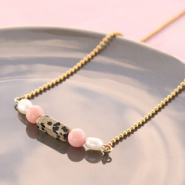 Set de inspiraciones Joyería fantástica con las piedras naturales abalorios tubo