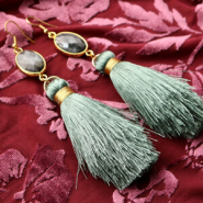 Set de inspiraciones ¡Pendientes con borlas con un aíre otoñal!