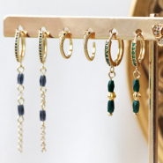 Set de inspiraciones ¿Cómo hacer pendientes con zirconia de moda? ¡Inspírate!