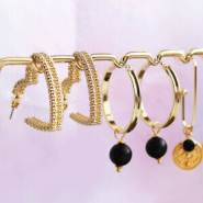 Set de inspiraciones Crea pendientes maxi con la nueva colección DQ