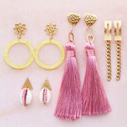 Set de inspiraciones Crea sofisticados pendientes con las nuevas fornituras de acero inoxidable para pendientes
