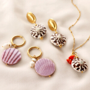 Set de inspiraciones Inspiración en joyería con estilo de conchas