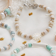 Set de inspiraciones Inspiración para diseñar joyería elegante con los abalorios de cerámica DQ Griegos