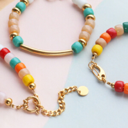 Set de inspiraciones ¡Tendencia! Diseños imprescindibles de joyería con abalorios de cristal rondela