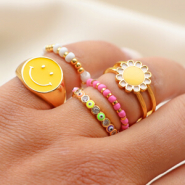Set de inspiraciones Inspiración para combinar los anillo trendy