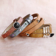 Set de inspiraciones Inspiración en joyería de moda con la nueva serie de pulseras Cuoio