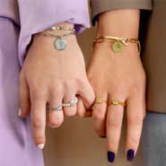 Set de inspiraciones Inspiración en joyería con la colección femenina en acero inoxidable y metal DQ