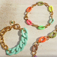 Set de inspiraciones Cómo diseñar bisutería con cadenas acrílicas