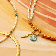 Set de inspiraciones Inspiración en bisutería con abalorios rocallas de cristal