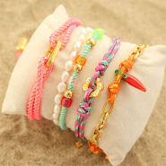 Set de inspiraciones Trucos para crear pulseras de moda con cordón estilo marino