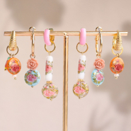 Set de inspiraciones Ideas creativas con abalorios de cristal con flores
