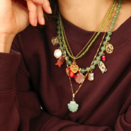 Set de inspiraciones Crea coloridos collares con piedras naturales