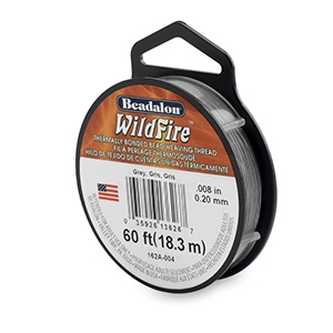 Alambre Beadalon Wildfire 0.20mm Gris