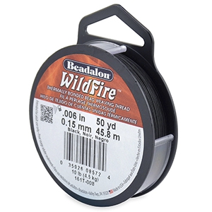 Alambre Beadalon Wildfire 0.15mm Negro