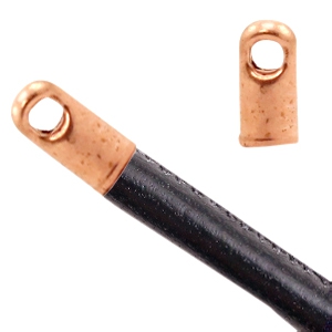 Fornituras met&aacute;licas TQ terminal &Oslash;2.2mm oro rosad (sin n&iacute;quel)