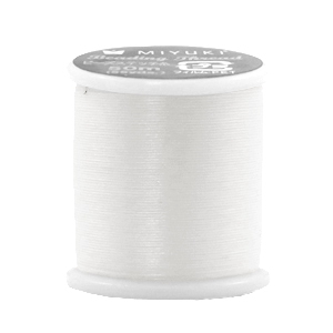 Hilo Miyuki Beading Plateado