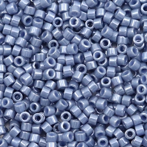 Abalorios Miyuki Delica's 11/0 Opaque luster blueberry blue DB-267
