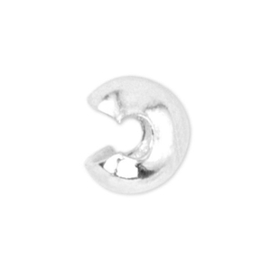 Cubre chafas Beadalon 4mm Plateado