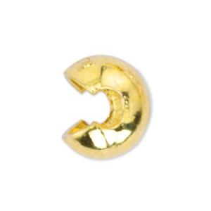 Cubre chafas Beadalon 3mm Dorado