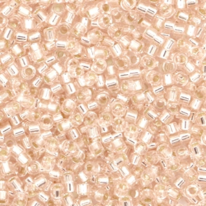 Abalorios Miyuki Delica's 11/0 Silverlined pink mist DB-1203