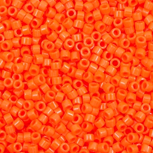 Abalorios Miyuki Delica's 11/0 Opaque orange DB-722
