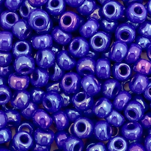 Miyuki Rocalla 6/0 Opaque luster cobalt blue 6-1945