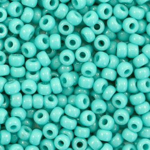 Miyuki Rocalla 8/0 Opaque turquoise green 8-412