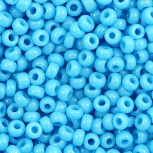 Miyuki Rocalla 8/0 Opaque turquoise blue 8-413