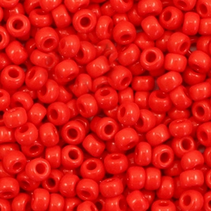 Miyuki Rocalla 8/0 Opaque red 8-408