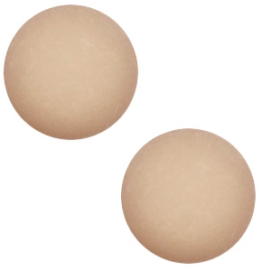 Cabuch&oacute;n cl&aacute;sico Polaris Elements 12 mm mate taupe marr&oacute;n