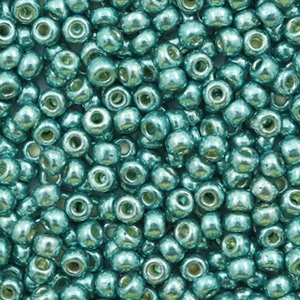 Miyuki Rocalla 8/0 Duracoat galvanized sea foam green 8-4217