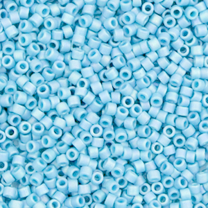 Abalorios Miyuki delica's 11/0 Opaque turquoise blue DB-725