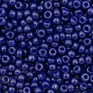 Rocalla Miyuki 8/0 Duracoat opaque dyed dark navy blue 8-4494