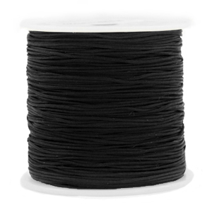Hilo macram&eacute; 0.8mm Negro