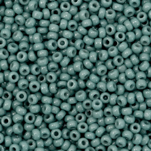 Rocalla Miyuki 11/0 Duracoat opaque eucalyptus green 11-4481