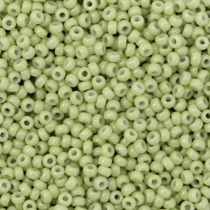 Rocalla Miyuki 11/0 Duracoat opaque fennel green 11-4473