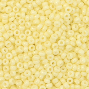 Rocalla Miyuki 11/0 Duracoat opaque light lemon ice 11-4451