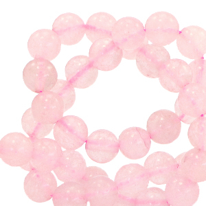 Piedras naturales Cuarzo 6mm Rosa helado