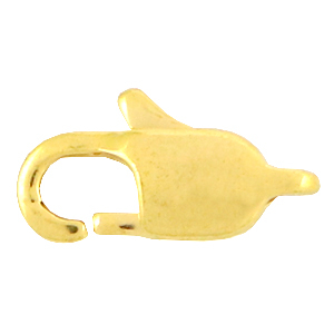 Fornituras Acero inox mosquet&oacute;n 13mm Dorado