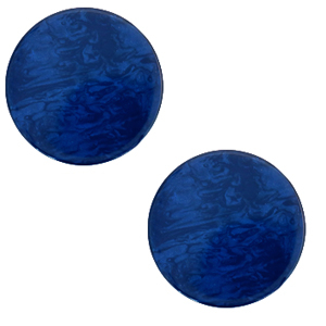 Cabuch&oacute;n plano Polaris Elements 20 mm Lively Azul verdadero
